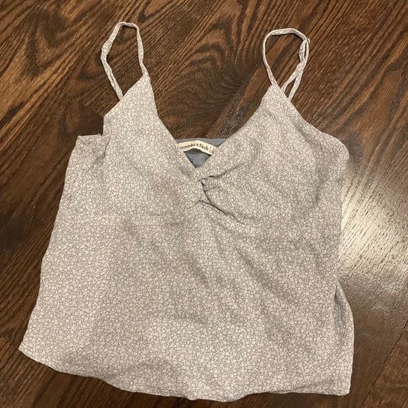 A&F Blue Floral tank top/ camisole. - Picture 1 of 3